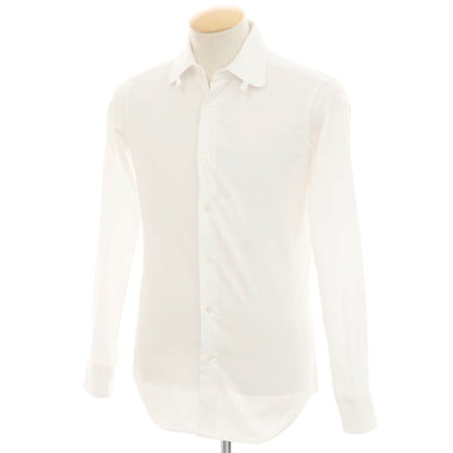 [Used] Makers Shirt Kamakura Cotton Tab Collar Dress Shirt White [No description (S rank)] [Condition rank C] [Men&
