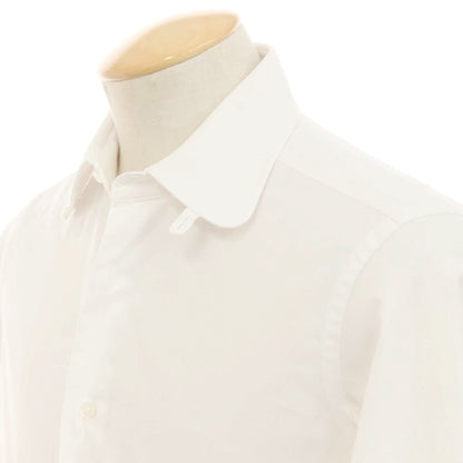 [Used] Makers Shirt Kamakura Cotton Tab Collar Dress Shirt White [No description (S rank)] [Condition rank C] [Men&