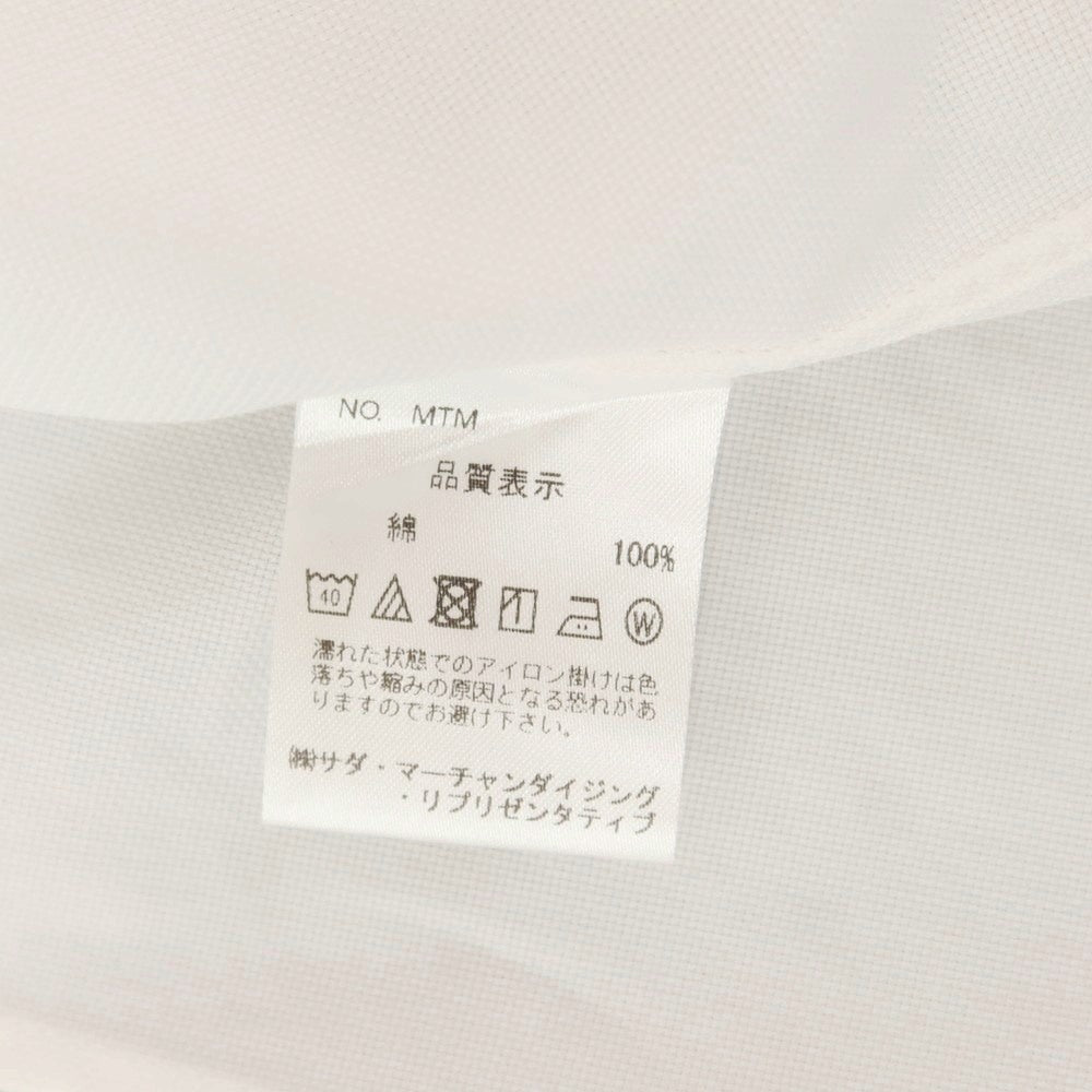 [Used] Makers Shirt Kamakura Cotton Tab Collar Dress Shirt White [No description (S rank)] [Condition rank C] [Men&
