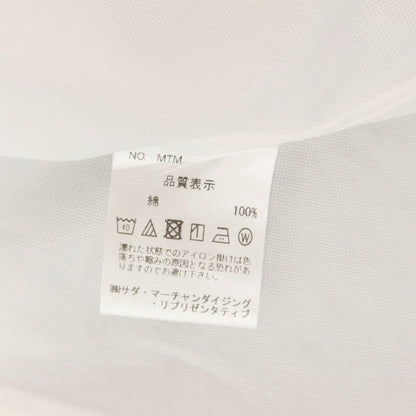 [Used] Makers Shirt Kamakura Cotton Tab Collar Dress Shirt White [No description (S rank)] [Condition rank C] [Men&