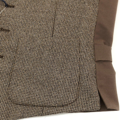 【新品】ラルディーニ LARDINI ウール カジュアル系ジレ ベスト ブラウン系【 44 】【 状態ランクN 】【 メンズ 】