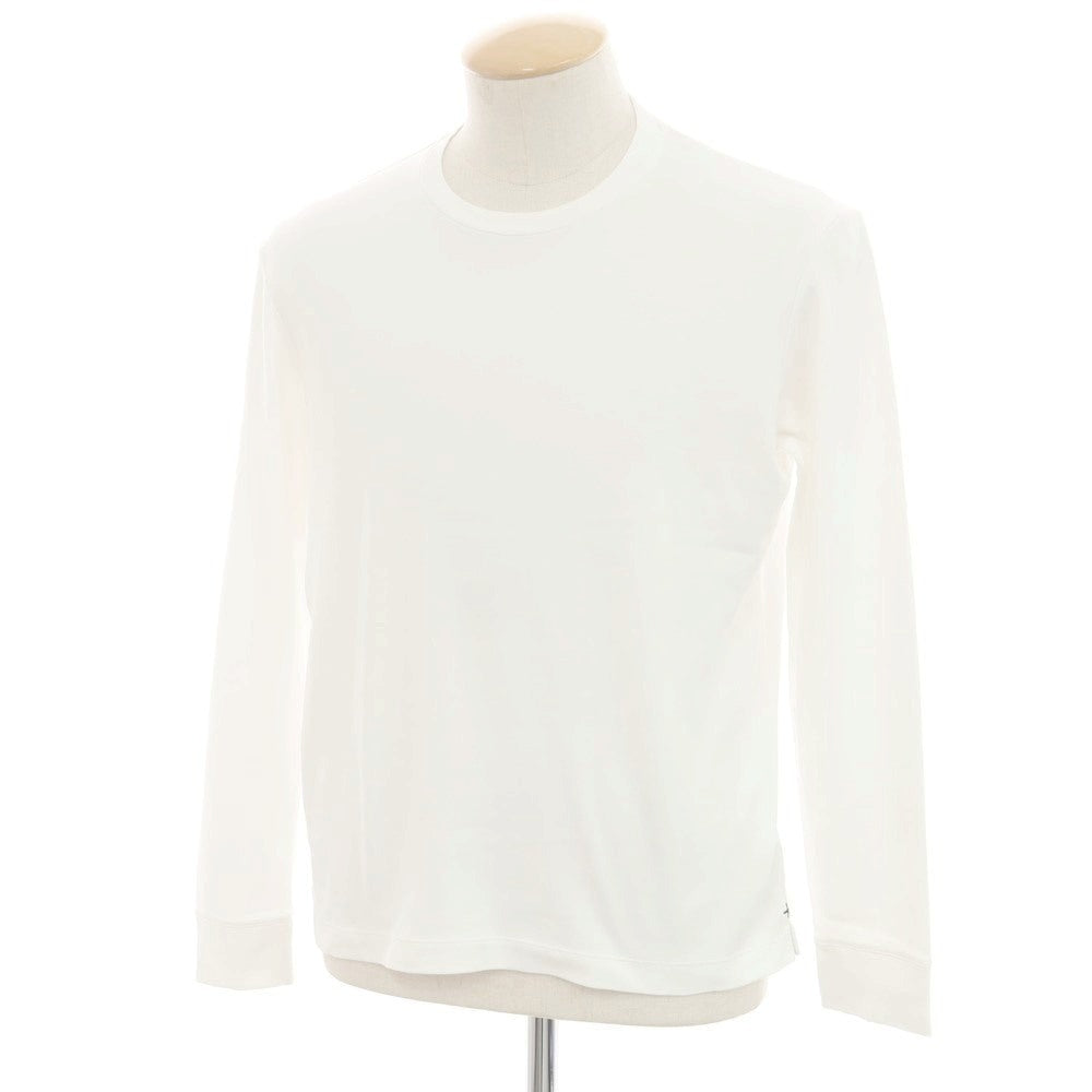 【中古】クロスクローゼット crossclothet コットン クルーネック 長袖Ｔシャツ ホワイト【 1 】【 状態ランクB 】【 メンズ 】