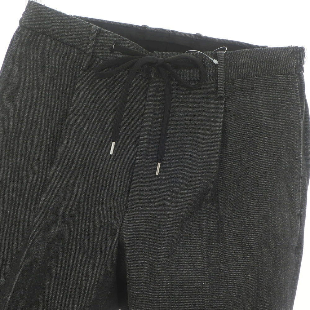 【中古】クロスクローゼット crossclothet ストレッチ コットン デニム イージースラックスパンツ ブラック系【 1 】【 状態ランクA 】【 メンズ 】