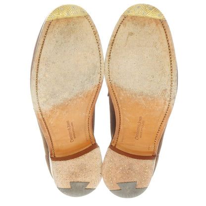 【中古】クロケットアンドジョーンズ CROCKETT&amp;JONES RICHMOND スエード コインローファー ブラウン【 6 1/2E 】【 状態ランクB 】【 メンズ 】