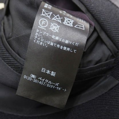 【中古】リパーパス RE-PURPOSE ツイルウール ダブルテーラードジャケット ブラックネイビー【 M 】【 状態ランクB 】【 メンズ 】