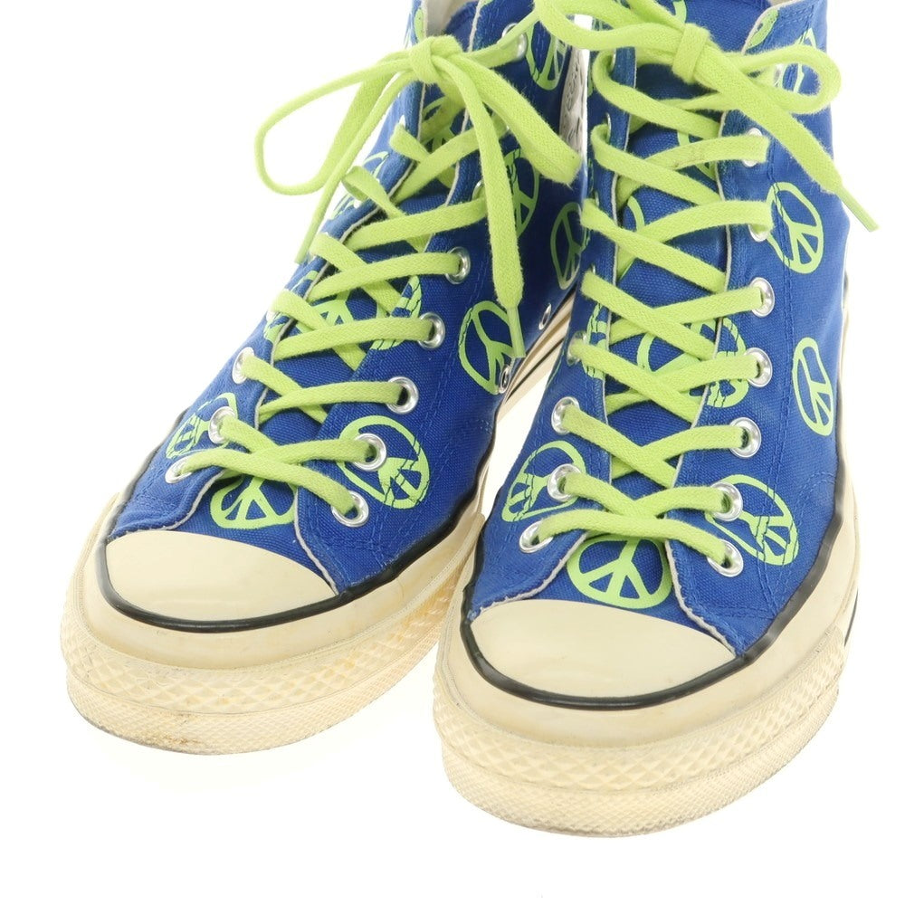 【中古】コンバース CONVERSE CT70 オールスター キャンバス ハイカット スニーカー ブルー【 28cm 】【 状態ランクB 】【 メンズ 】