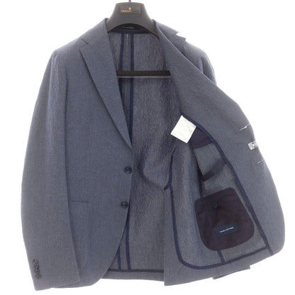 【中古】タリアトーレ TAGLIATORE ストレッチコットン 2つボタンスーツ ブルーグレー【 46 】【 状態ランクA 】【 メンズ 】