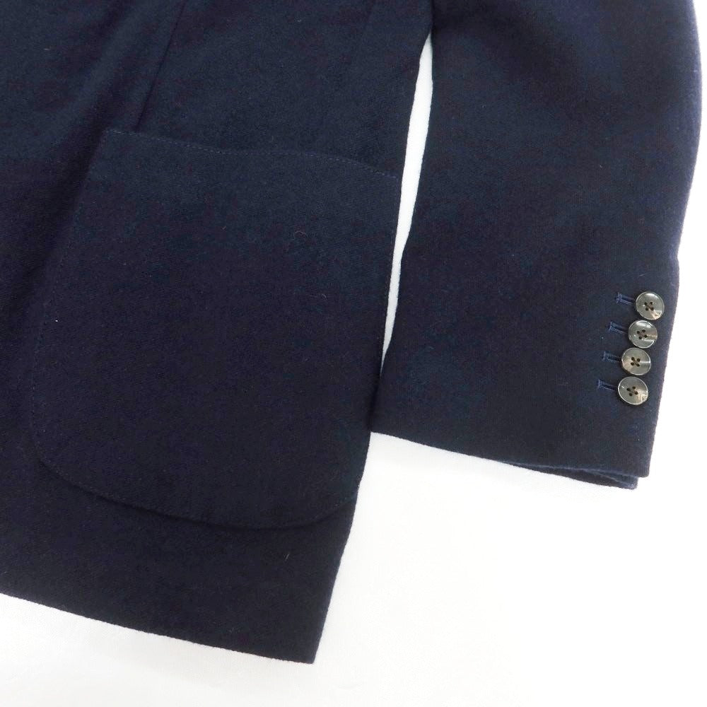 【中古】ラルディーニ LARDINI ウールカシミヤ テーラードジャケット ネイビー【 52 】【 状態ランクC 】【 メンズ 】