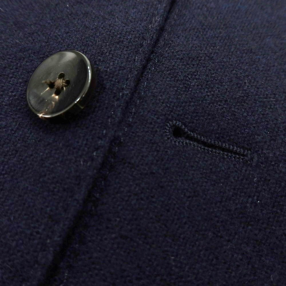 【中古】ラルディーニ LARDINI ウールカシミヤ テーラードジャケット ネイビー【 52 】【 状態ランクC 】【 メンズ 】