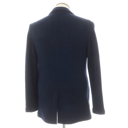 【中古】ラルディーニ LARDINI ウールジャージー カジュアルジャケット ネイビー【 XL 】【 状態ランクB 】【 メンズ 】