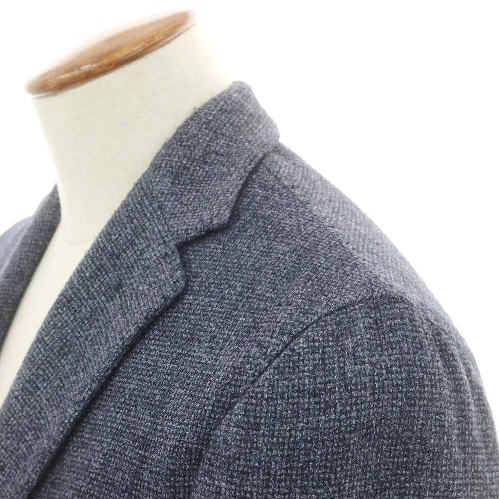 【中古】ボリオリ BOGLIOLI ウールコットン COAT テーラードジャケット グレイッシュネイビー【 46 】【 状態ランクB 】【 メンズ 】