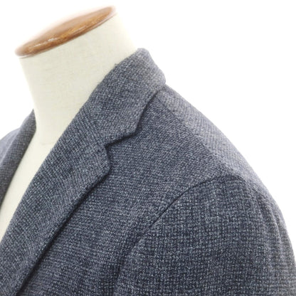 【中古】ボリオリ BOGLIOLI ウールコットン COAT テーラードジャケット グレイッシュネイビー【 46 】【 状態ランクB 】【 メンズ 】