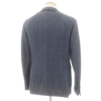 【中古】ボリオリ BOGLIOLI ウールコットン COAT テーラードジャケット グレイッシュネイビー【 46 】【 状態ランクB 】【 メンズ 】