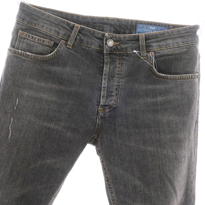 【中古】アントレアミ ENTRE AMIS ダメージ加工 ストレッチ コットン ジーンズ デニムパンツ グレー【 32/46 】【 状態ランクB 】【 メンズ 】