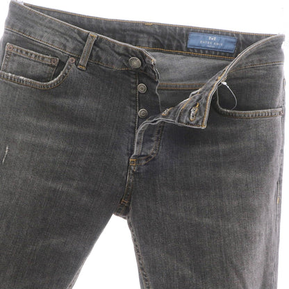 【中古】アントレアミ ENTRE AMIS ダメージ加工 ストレッチ コットン ジーンズ デニムパンツ グレー【 32/46 】【 状態ランクB 】【 メンズ 】