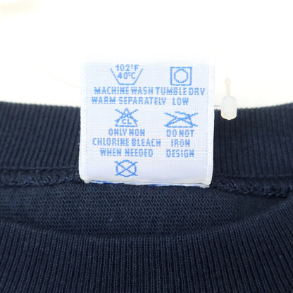 【中古】チャンピオン Champion コットン系 リバースウィーブ型 クルーネック 半袖Ｔシャツ ネイビー【 L 】【 状態ランクB 】【 メンズ 】