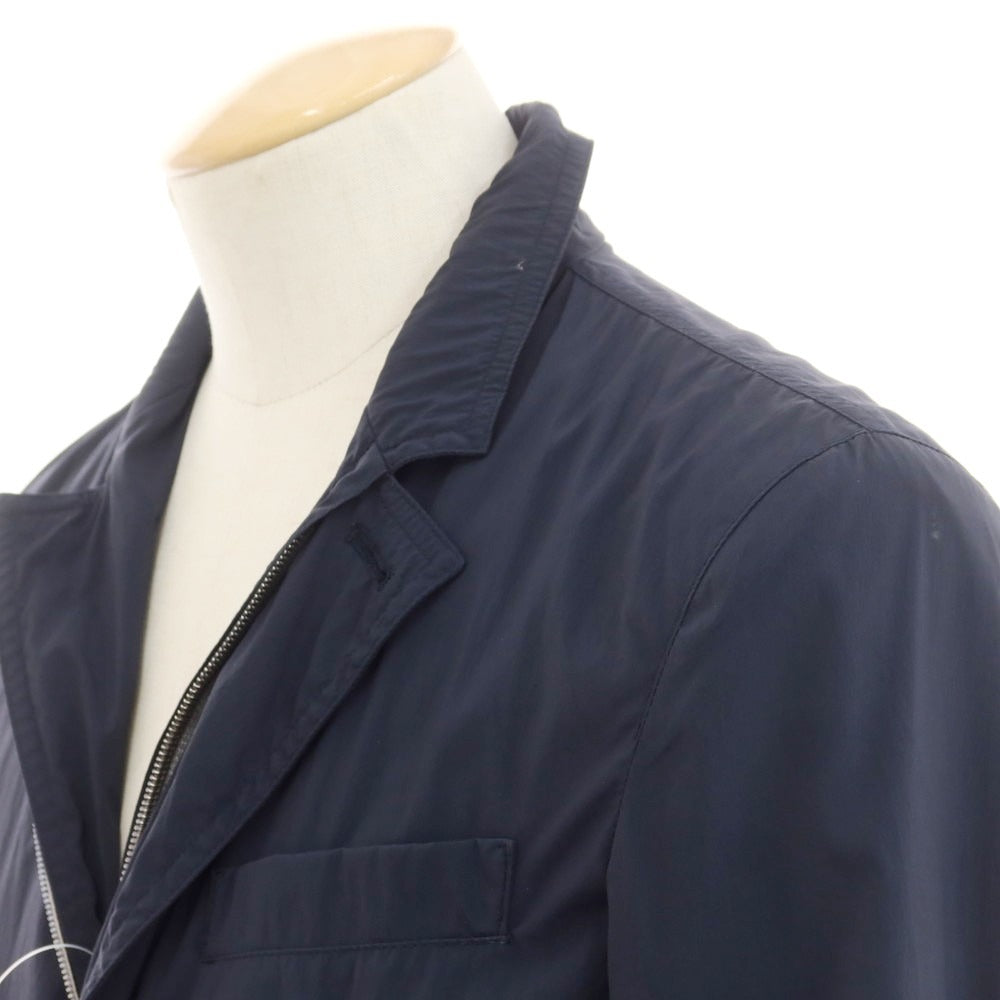 【中古】ヘルノ Herno ストレッチナイロン カジュアルジャケット ネイビー【 44 】【 状態ランクC 】【 メンズ 】