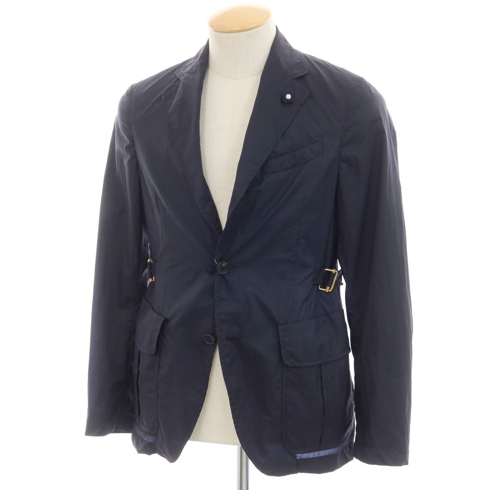 【中古】ラルディーニ LARDINI ナイロン カジュアルジャケット ダークネイビー【 44 】【 状態ランクA 】【 メンズ 】