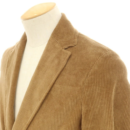 【中古】ティージャケット T-JACKET コットンカシミヤ コーデュロイ カジュアルジャケット ブラウン【 S 】【 状態ランクB 】【 メンズ 】