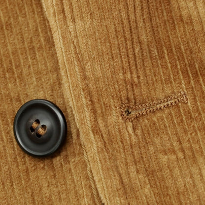 【中古】ティージャケット T-JACKET コットンカシミヤ コーデュロイ カジュアルジャケット ブラウン【 S 】【 状態ランクB 】【 メンズ 】