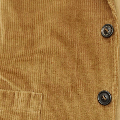 【中古】ティージャケット T-JACKET コットンカシミヤ コーデュロイ カジュアルジャケット ブラウン【 S 】【 状態ランクB 】【 メンズ 】