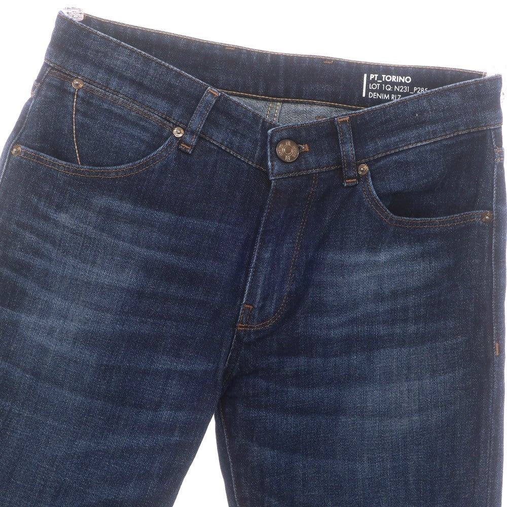 【中古】ピーティートリノ デニム PT TORINO DENIM SWING ストレッチ コットン ジーンズ デニムパンツ ネイビー【 31 】【 状態ランクB 】【 メンズ 】