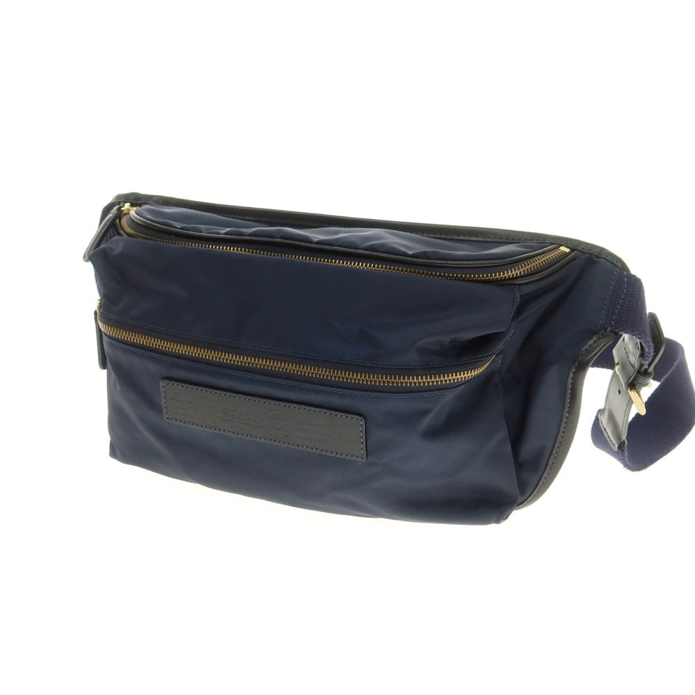 【中古】フェリージ Felisi 427/2 ナイロン ウエストバッグ ネイビーxブラック【 状態ランクB 】【 メンズ 】