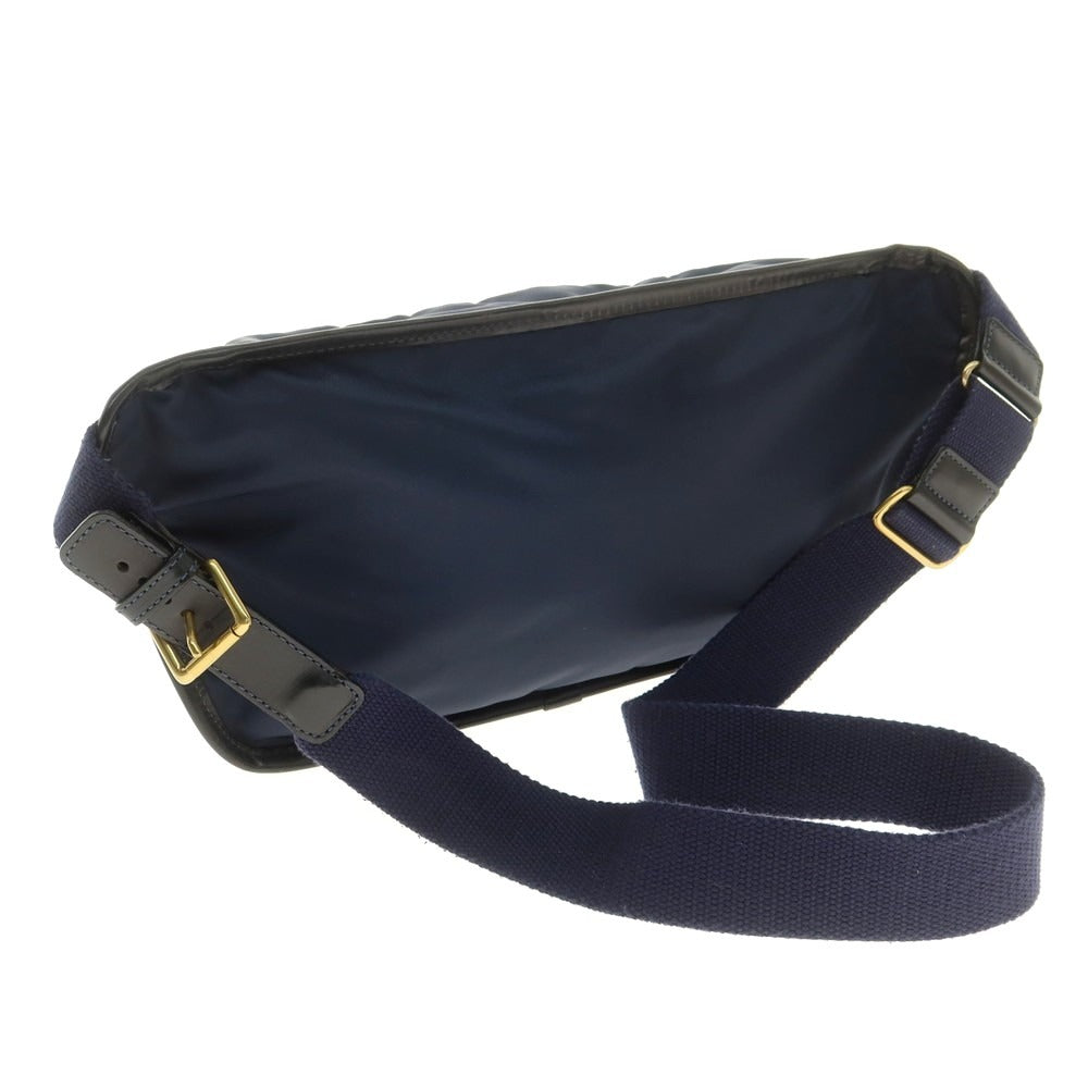 【中古】フェリージ Felisi 427/2 ナイロン ウエストバッグ ネイビーxブラック【 状態ランクB 】【 メンズ 】