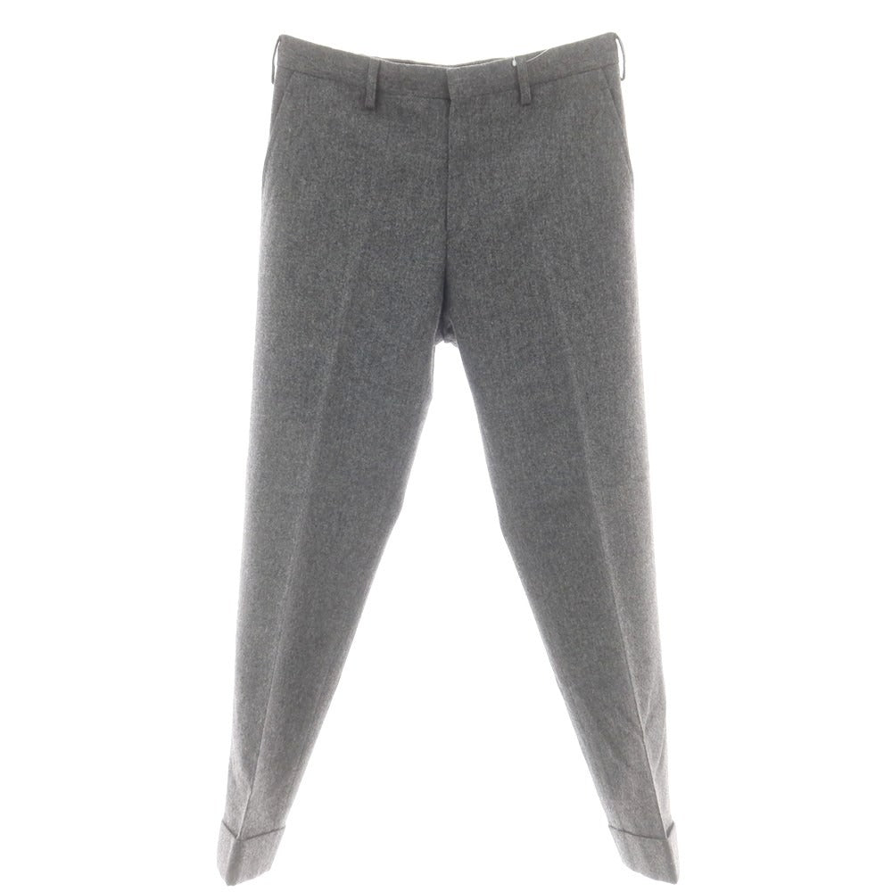 【中古】ディストリクトユナイテッドアローズ District UNITED ARROWS ウールナイロン ドレススラックスパンツ メランジグレー【 44 】【 状態ランクB 】【 メンズ 】