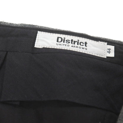 【中古】ディストリクトユナイテッドアローズ District UNITED ARROWS ウールナイロン ドレススラックスパンツ メランジグレー【 44 】【 状態ランクB 】【 メンズ 】