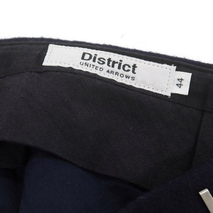 【中古】ディストリクトユナイテッドアローズ District UNITED ARROWS ウールナイロン ドレススラックスパンツ ネイビー【 44 】【 状態ランクB 】【 メンズ 】