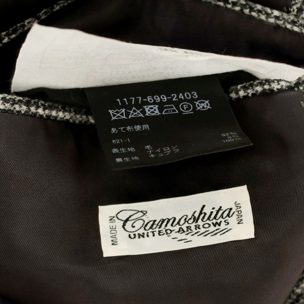 【中古】カモシタ camoshita ウール テーラードジャケット グレー【 44 】【 状態ランクB 】【 メンズ 】