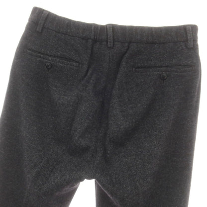 【中古】トゥモローランド TOMORROWLAND ウールコットン ジャージー イージースラックスパンツ ブラックxライトグレー【 S 】【 状態ランクB 】【 メンズ 】