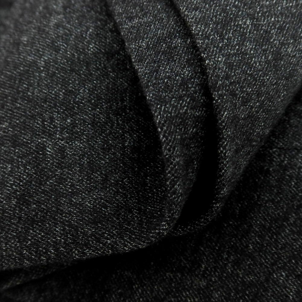 【中古】トゥモローランド TOMORROWLAND ウールコットン ジャージー イージースラックスパンツ ブラックxライトグレー【 S 】【 状態ランクB 】【 メンズ 】