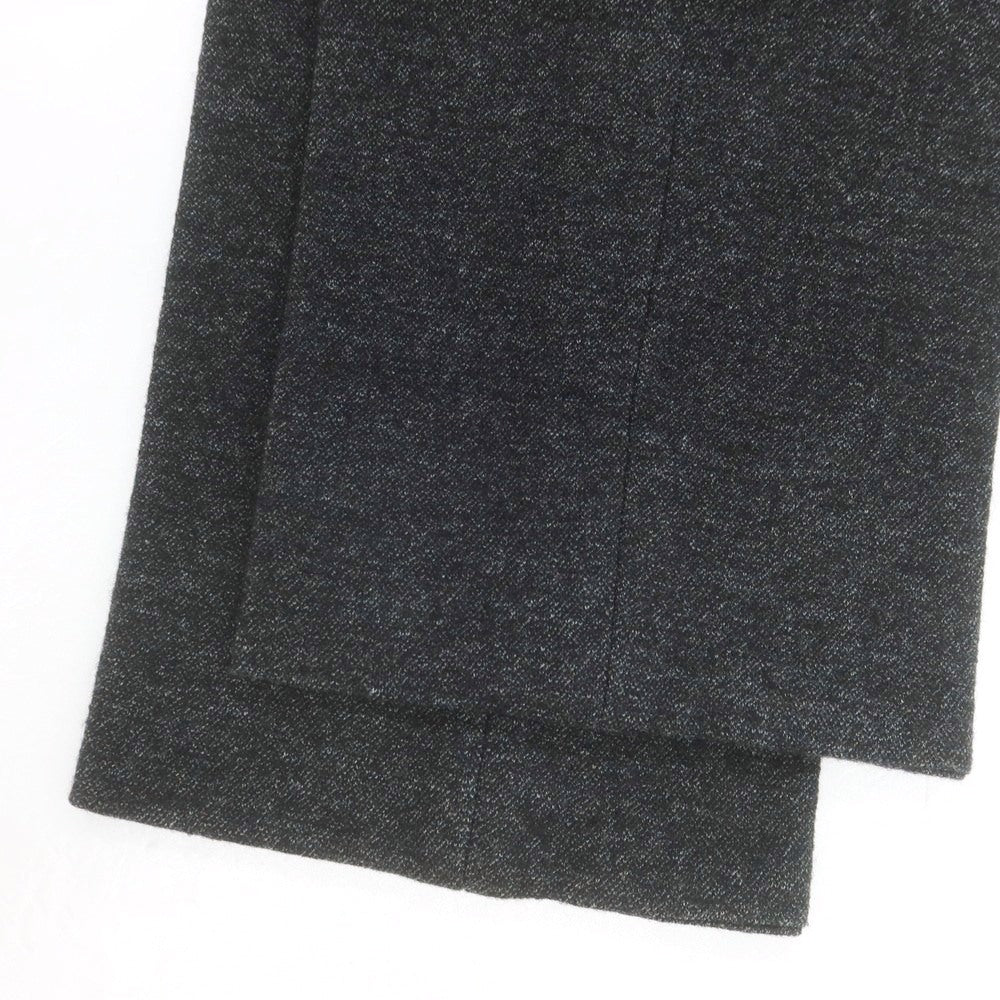 【中古】トゥモローランド TOMORROWLAND ウールコットン ジャージー イージースラックスパンツ ブラックxライトグレー【 S 】【 状態ランクB 】【 メンズ 】