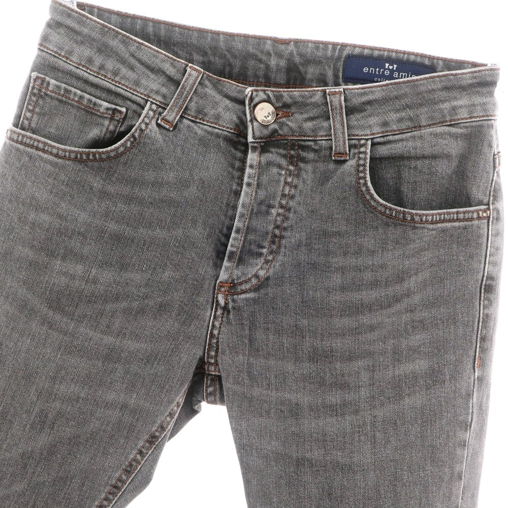 【中古】アントレアミ ENTRE AMIS ストレッチ コットン ジーンズ デニムパンツ グレー【 29 】【 状態ランクB 】【 メンズ 】