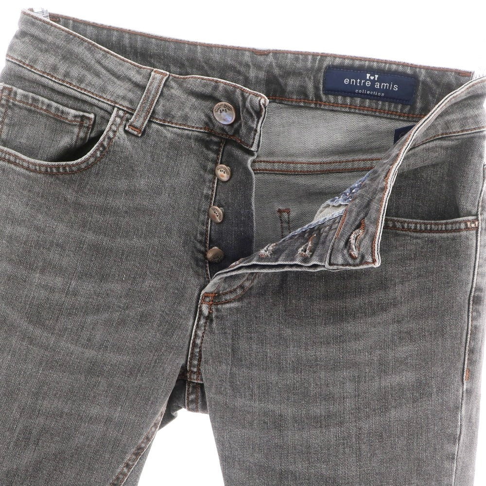 [Used] ENTRE AMIS stretch cotton jeans denim pants gray [29] [Condition rank B] [Men&