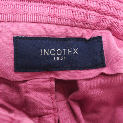 【中古】インコテックス INCOTEX コットン 細畝 コーデュロイ ショートパンツ ダークピンク【 42 】【 状態ランクB 】【 メンズ 】
