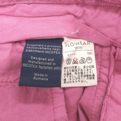【中古】インコテックス INCOTEX コットン 細畝 コーデュロイ ショートパンツ ダークピンク【 42 】【 状態ランクB 】【 メンズ 】