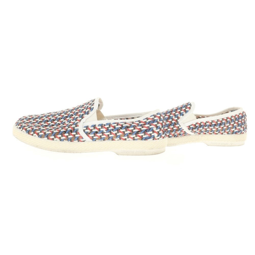 [Used] Rivieras Mesh Leather Slip-on Shoes Blue x Red x Black [40] [Condition Rank B] [Men&