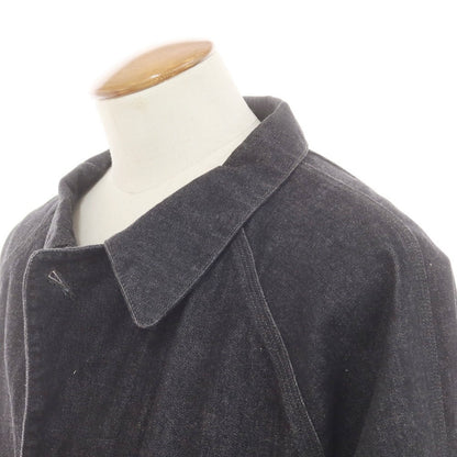 【中古】ウエストオーバーオールズ WESTOVERALLS × PAY DAY オーバーサイズ デニム カバーオール ブラック【 表記なし（F） 】【 状態ランクB 】【 メンズ 】