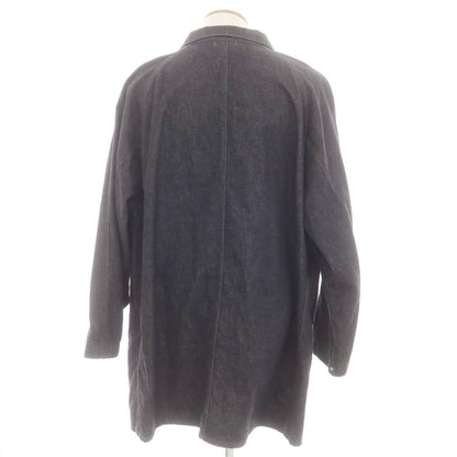 【中古】ウエストオーバーオールズ WESTOVERALLS × PAY DAY オーバーサイズ デニム カバーオール ブラック【 表記なし（F） 】【 状態ランクB 】【 メンズ 】
