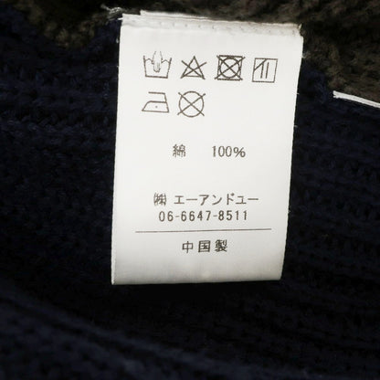 【中古】パブリッシュ PUBLISH ミドルゲージ コットン ニット カーディガン マルチカラー【 L 】【 状態ランクB 】【 メンズ 】