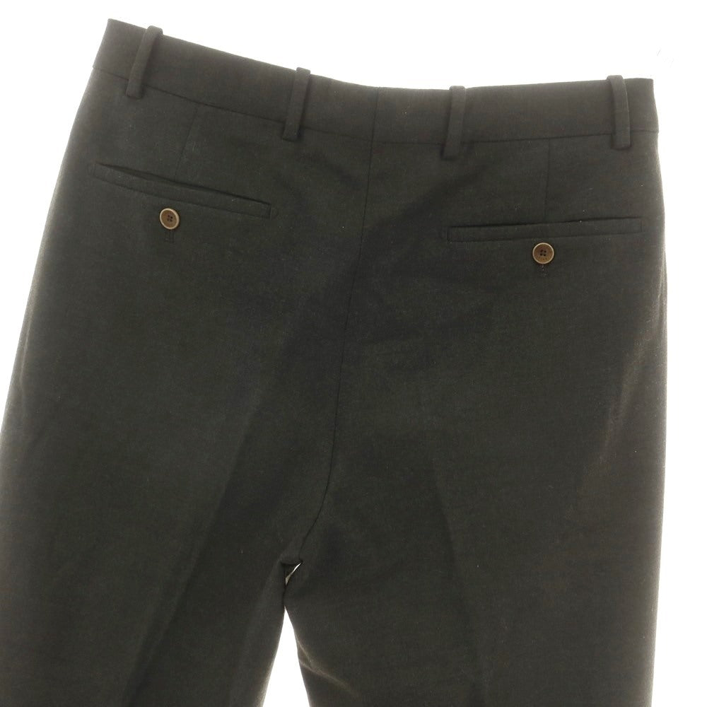 【中古】ベルナール ザンス BERNARD ZINS VOYAGE TRAVELWEAR ストレッチ ウール ドレススラックスパンツ ダークオリーブ【 38 】【 状態ランクB 】【 メンズ 】