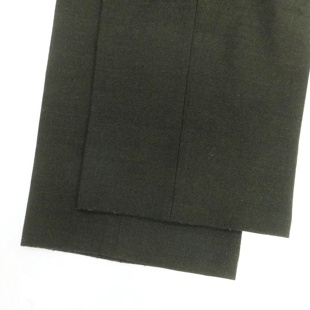【中古】ベルナール ザンス BERNARD ZINS VOYAGE TRAVELWEAR ストレッチ ウール ドレススラックスパンツ ダークオリーブ【 38 】【 状態ランクB 】【 メンズ 】