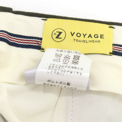【中古】ベルナール ザンス BERNARD ZINS VOYAGE TRAVELWEAR ストレッチ ウール ドレススラックスパンツ ダークオリーブ【 38 】【 状態ランクB 】【 メンズ 】