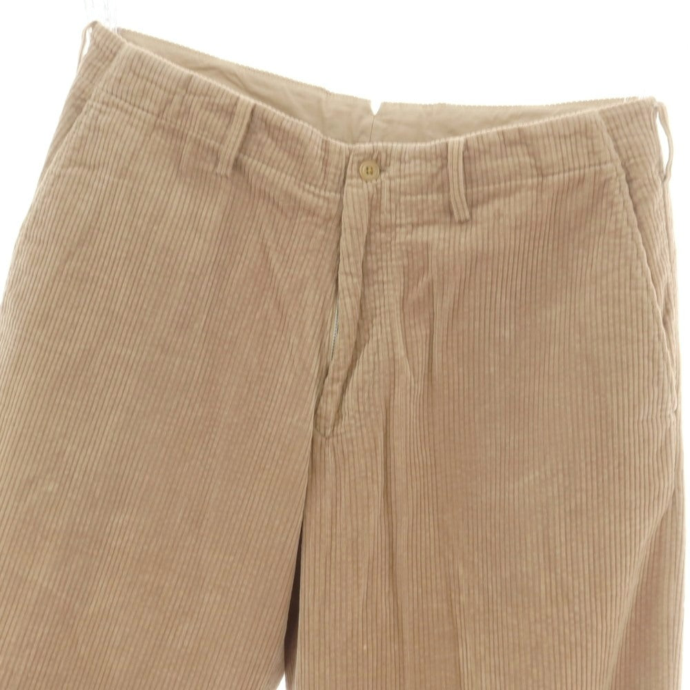 【中古】08サーカス 08sircus コットン 太畝 コーデュロイパンツ ベージュ【 5 】【 状態ランクC 】【 メンズ 】