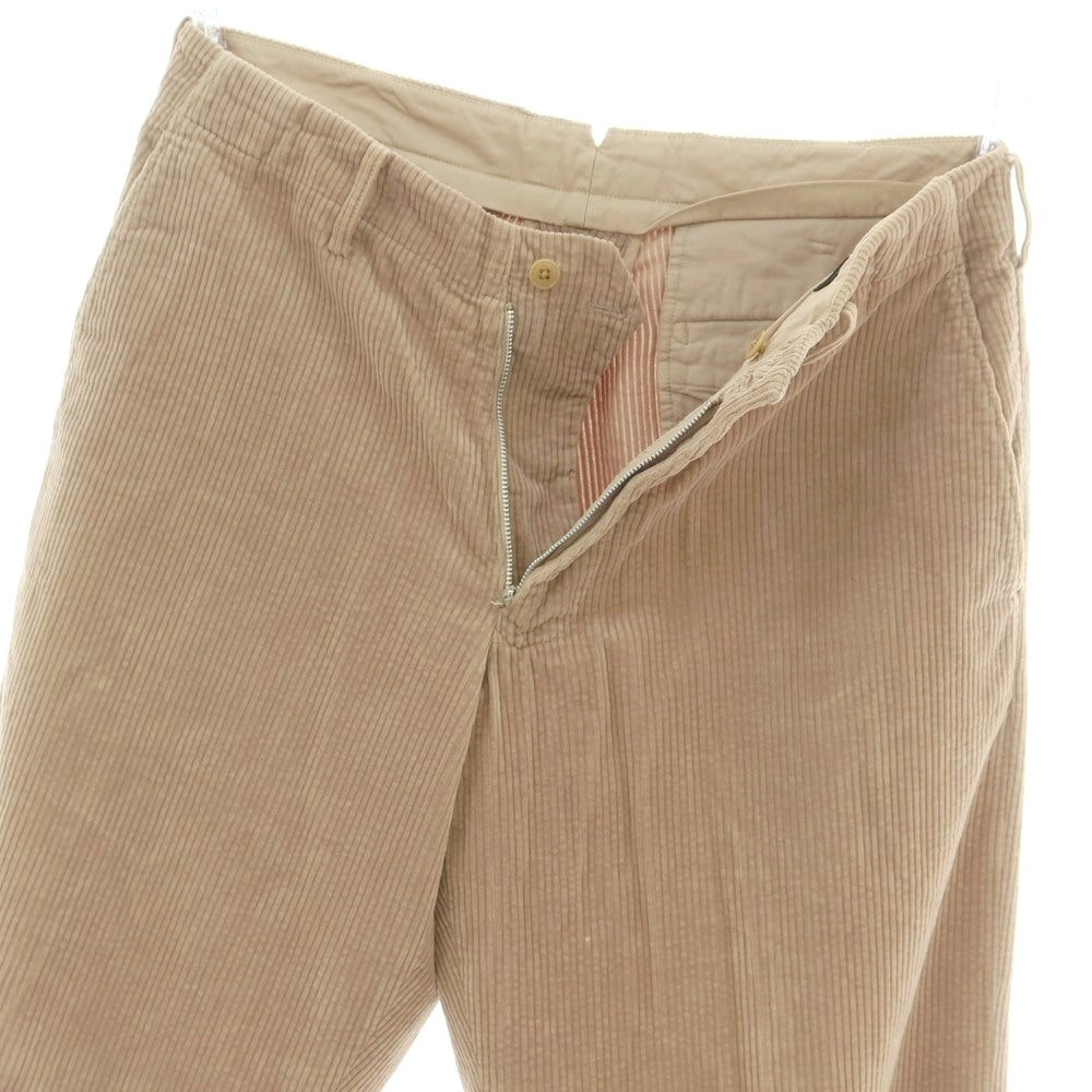 【中古】08サーカス 08sircus コットン 太畝 コーデュロイパンツ ベージュ【 5 】【 状態ランクC 】【 メンズ 】
