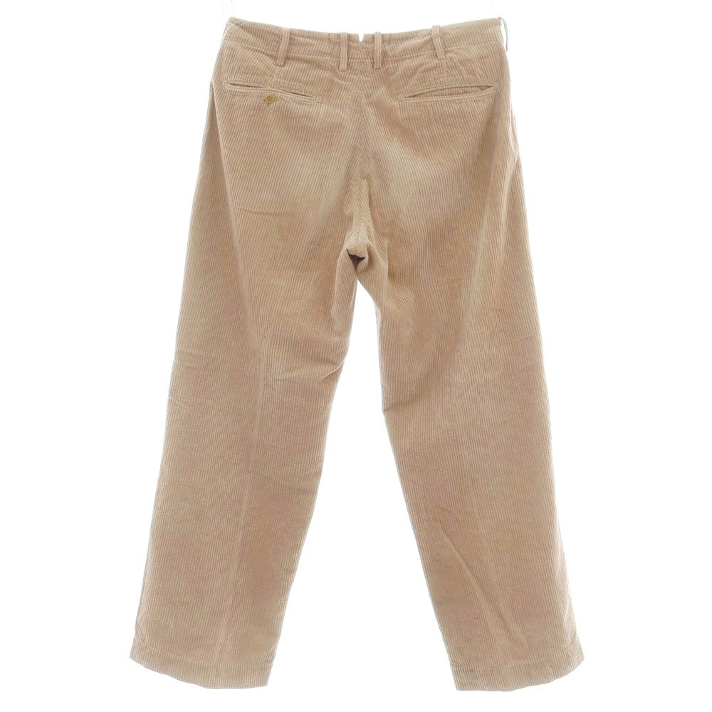 【中古】08サーカス 08sircus コットン 太畝 コーデュロイパンツ ベージュ【 5 】【 状態ランクC 】【 メンズ 】