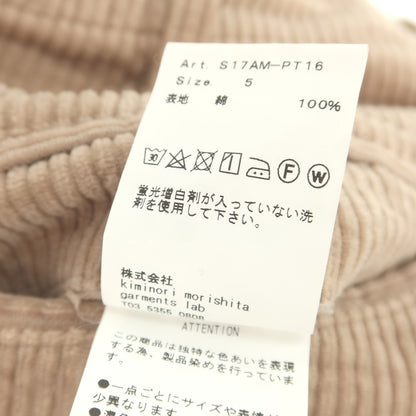 【中古】08サーカス 08sircus コットン 太畝 コーデュロイパンツ ベージュ【 5 】【 状態ランクC 】【 メンズ 】